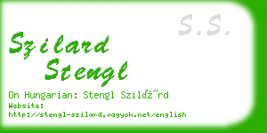 szilard stengl business card